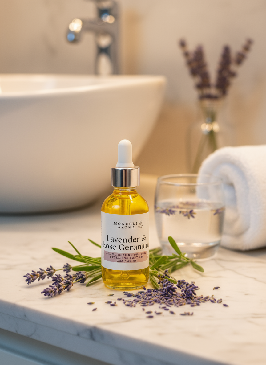 Lavender & Rose Geranium Body Oil