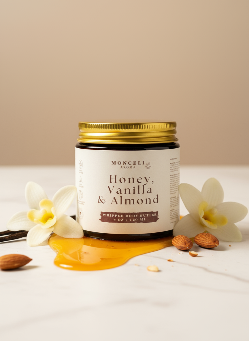 Honey, Vanilla & Almond – Whipped Body Butter