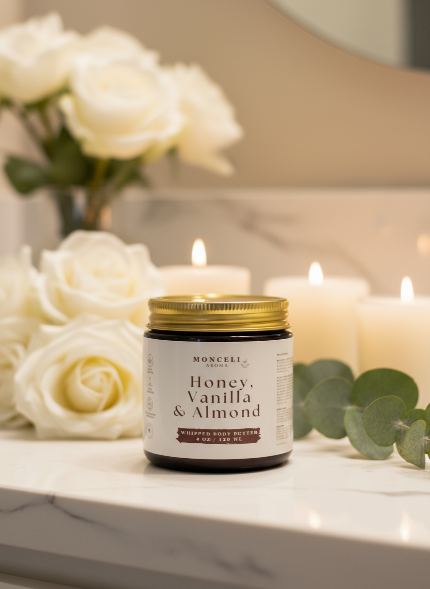 Honey, Vanilla & Almond – Whipped Body Butter