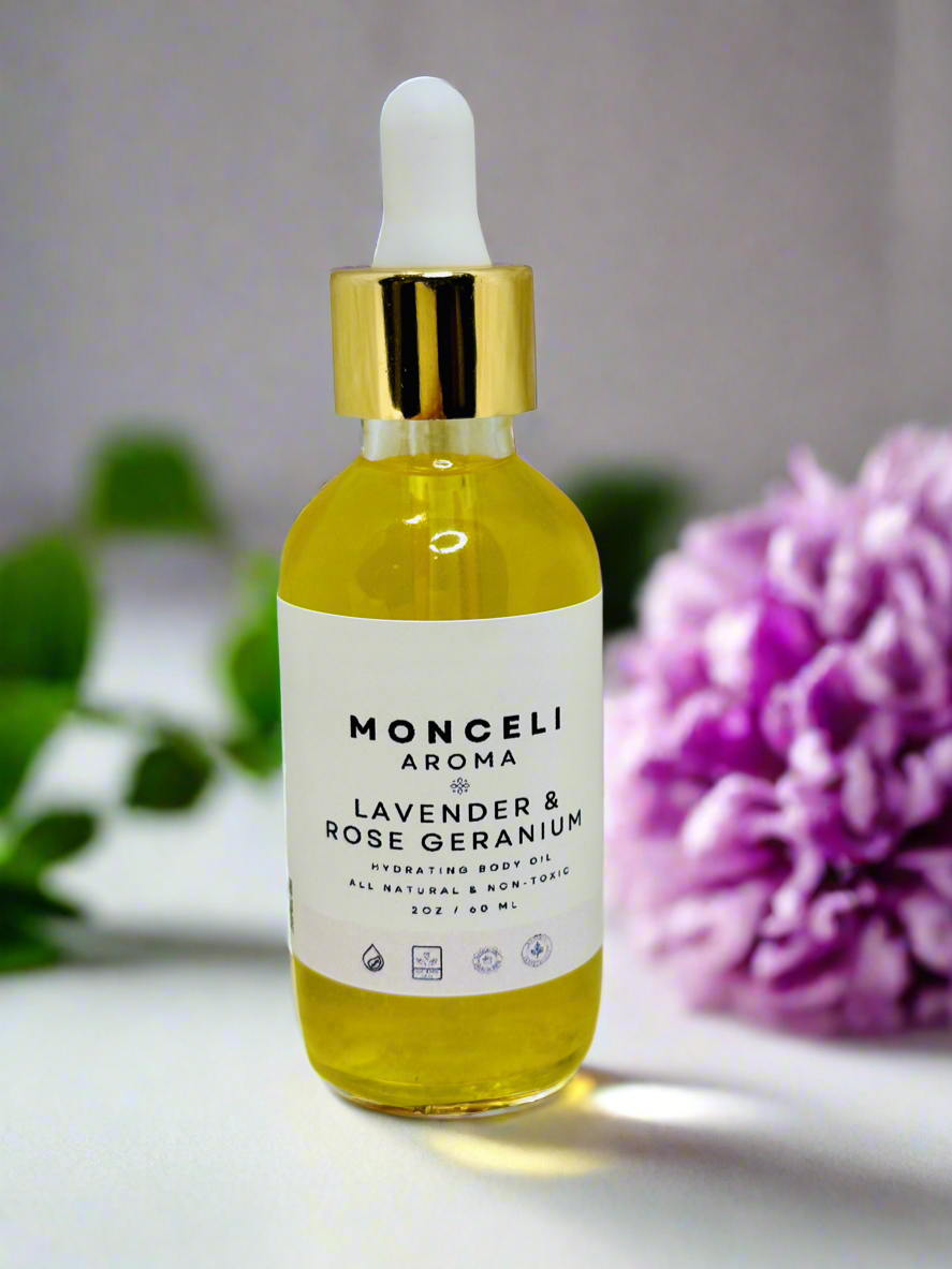 Lavender & Rose Geranium Body Oil