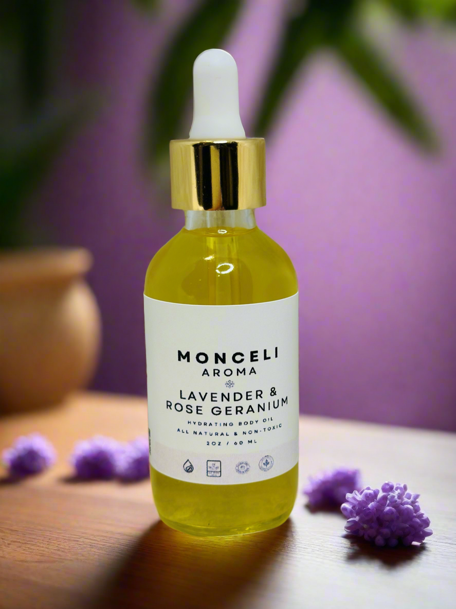 Lavender & Rose Geranium Body Oil