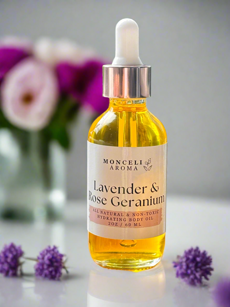 Lavender & Rose Geranium Body Oil